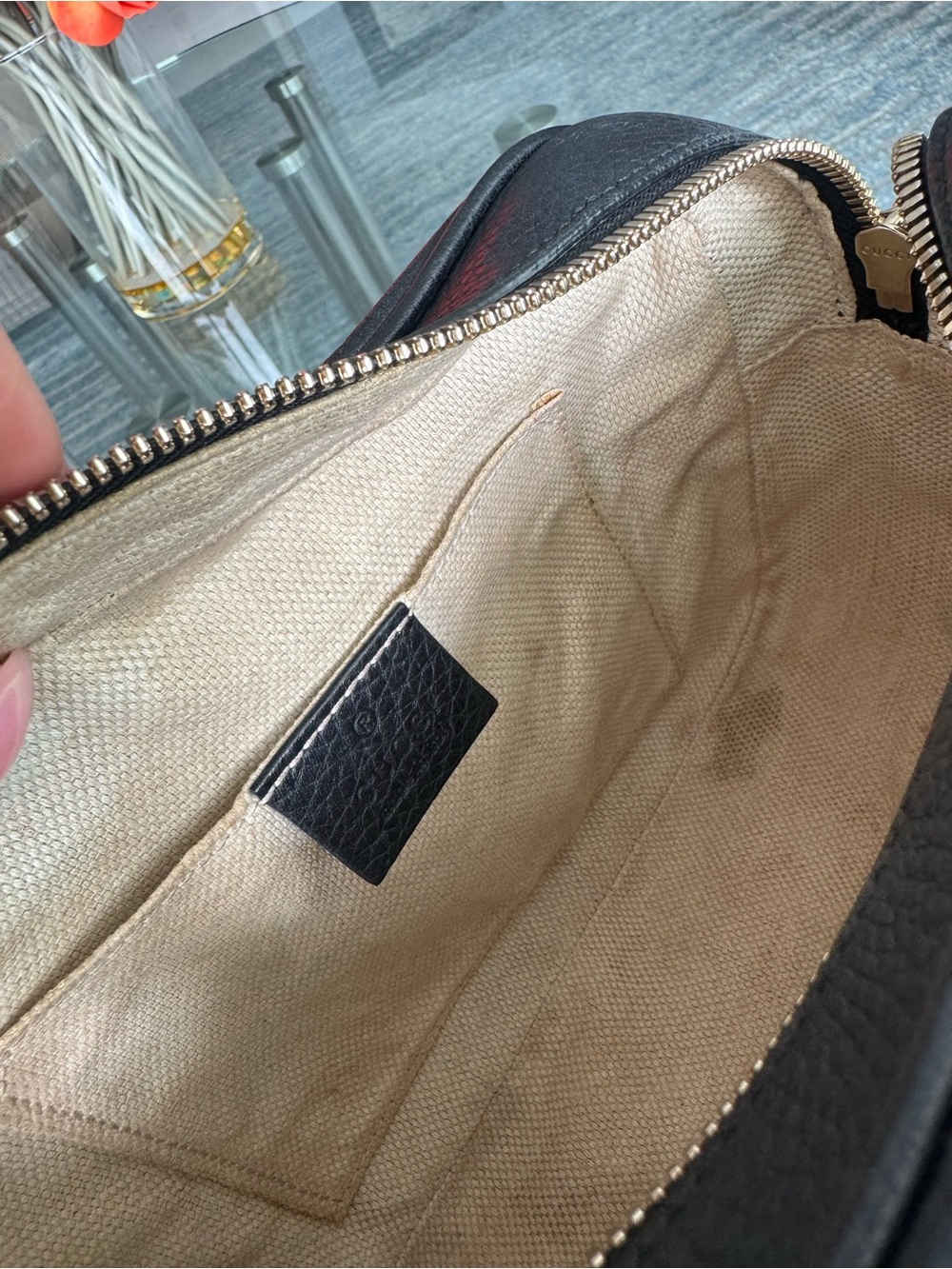 🔥 Gucci Soho Disco Crossbody Bag – Black Pebbled Leather Excellent Condition - Picture 11 of 11